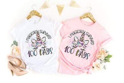 I Magically Survived 100 Days Shirt, 100 Days Brighter Shirt