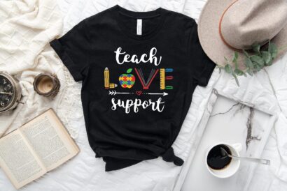 Teach Love Inspire Shirt, Back To School Shirt, First Grade Teacher Shirts