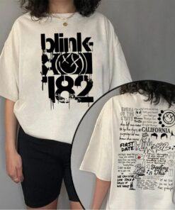 Blink Smile 182 T-shirt, Blink 182 Lyric Album Song Shirt, Comfort colors shirt