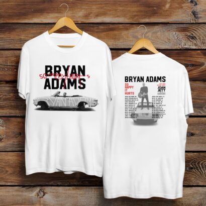 Bryan Adams Tour 2023 T-Shirt, So Happy Hurts Tour Shirt