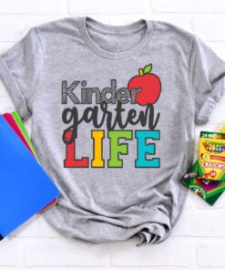 Kindergarden Life Shirts, Teach Love Inspire Shirt, First Grade Teacher Shirts