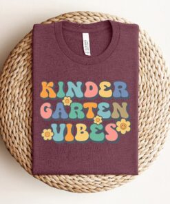 Kindergarten Teacher Shirt, Kinder Garten Vibes Tee