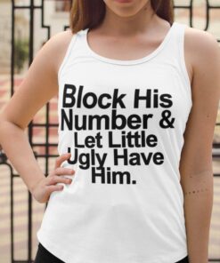 Limitied Édition Ladies Flowy Tank, Block his number & Let little ugle have him tshirt