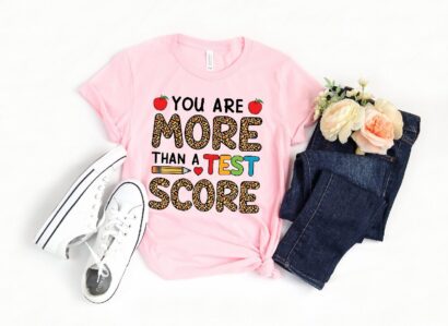 Leopard You Are More Than A Test Score Shirt