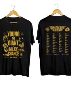 Young The Giant & Milky Chance 2023 Tour Shirt, Young The Giant Shirt, Comfort color shirt