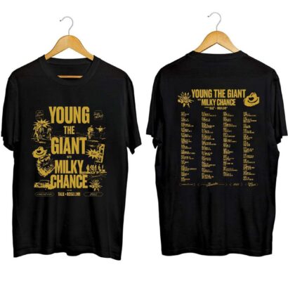 Young The Giant & Milky Chance 2023 Tour Shirt, Young The Giant Shirt, Comfort color shirt