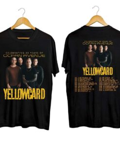 Yellowcard 2023 Tour Shirt, Yellowcard Fan T Shirt, Comfort color shirt