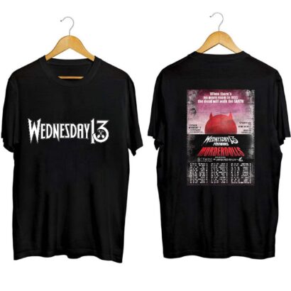 Wednesday 13 Murderdolls Tour 2023 Shirt, Wednesday 13 T Shirt, Comfort color shirt