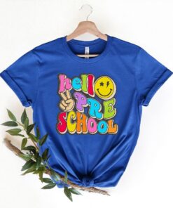 Preschool Teacher Shirt, Hello Preschool Shirt, Cute Preschool Teacher Shirt