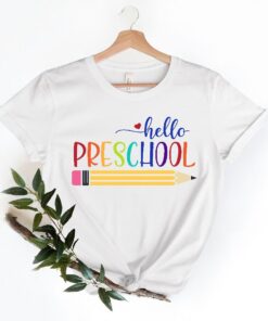 Preschool Teacher Shirt, Hello Preschool Shirt