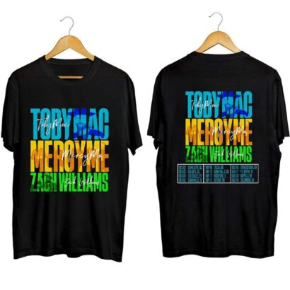 Tobymac, Mercyme And Zach Williams 2023 Tour Shirt, Comfort colors shirt