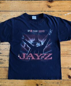 Jay-Z Hip Hop T-Shirt Back Print BP Tour 2010 With Young Jeezy