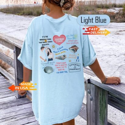 The Summer I Turned Pretty Comfort colors shirt, Cousins Beach Graphic Shirt, Aloha Summer Beach, Cousins Beach Shirt North Carolina