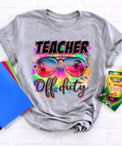 Teacher Off Duty Shirt, Teach Love Inspire Shirt, Back To School Shirt