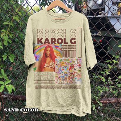 Vintage Karol G TShirt Gift For Him and Her, Karol G Vintage Unisex Shirt, Karol G Mañana Será Bonito 90s retro design graphic Aesthetic