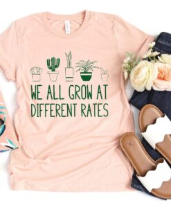 We All Grow At Different Rates, Kindergarten Shirt, Elementary Shirt