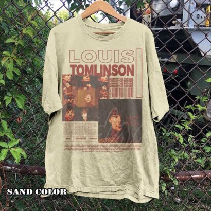 Louis Tomlinson Vintage 90s Inspired T-Shirt | Retro Y2k Graphic Unisex Shirt | Louis Tomlinson Merch | Louis Tomlinson Aesthetic poster tee