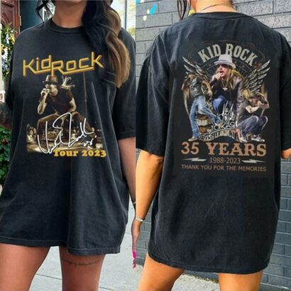 Kid Rock World Tour 2023 TShirt, Kid Rock 2023 Concert Shirt, American Flag Kid Rock Legend Shirt