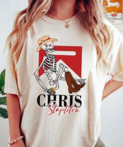 Chris Stapleton Skeleton comfort color Shirt, Chris Stapleton Cowboy Sweatshirt, Country Music comfort color Shirt
