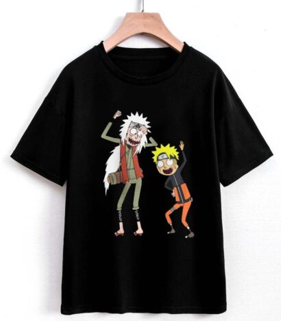 Rick And Morty Naruto Shirt, Funny Rick And Morty tshirt