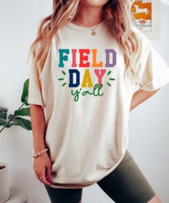 Field Day Y'all Shirt, Happy Field Day Shirt, Groovy Field Day Shirts