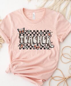 Floral Teacher Things Tee, Teacher Things Tee, Teacher Back To School Tee