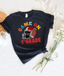 Game On First Grade Shirt, 2022 Happy First Day Of School Shirt