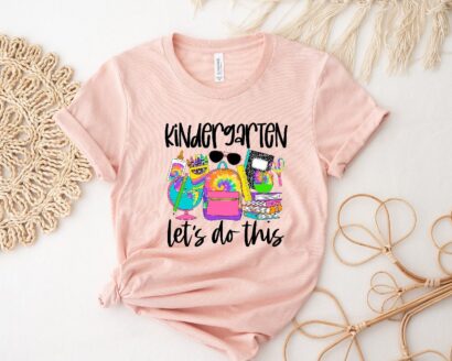 Hello Kindergarten Let's Do This Shirt, Hello Kindergarten Shirt