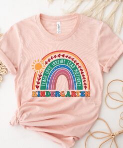 Hello Kindergarten Shirt, Teach Love Inspire Lead Motivate Shirt