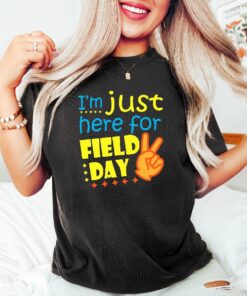 I'm Just Here For Field Day, Happy Field Day Shirt, Groovy Field Day Shirt
