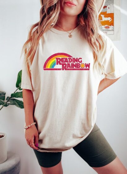 Reading Rainbow Shirt, Teacher Appreciation Shirt