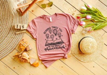 Reading Takes You On The Greatest Adventures Shirt, Read Book Tee