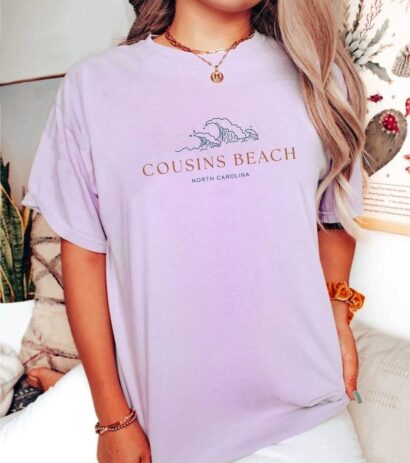 Cousins Beach Tshirt, Cousins Beach Comfort Colors T-shirt