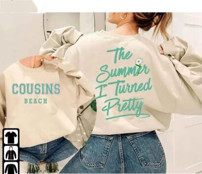 Cousins Beach shirts, Cousins Beach sweatshirt, Cousins Beach 2 sides