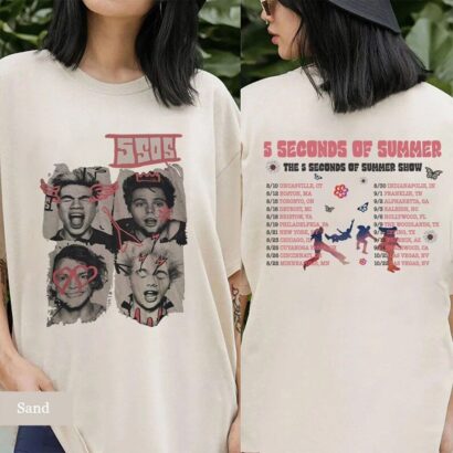 5s Of Summer Shirt, Seconds Of Summer Band Shirt, 5Sos tour 2023 tshirt