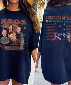 5 Seconds Of Summer Shirt, 5 Seconds of Summer Tour 2023 Shirt, 5 Sos tour Shirt