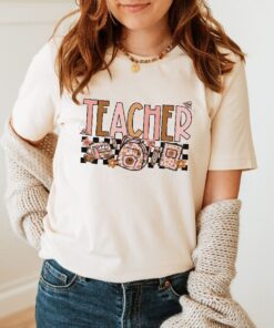 Retro Teacher Shirt, Teach Shirts, Back To School Shirts