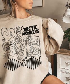 Arctic Monkey Shirt, Arctic Monkey Doodle Art Shirt