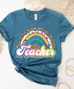 Teacher Rainbow Shirt, Inspirational Teacher Shirts, Back To School Shirt