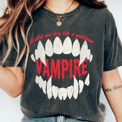 Vampire olivia rodrigo guts t-shirt, comfort colors vintage style shirt