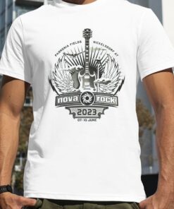 Nove Rock Pannonia Fields Nickelsdorf At Nove Rock Guitar Wings Tour 2023 Shirt