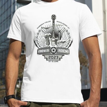 Nove Rock Pannonia Fields Nickelsdorf At Nove Rock Guitar Wings Tour 2023 Shirt