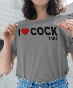 I Love Cock Tails Ladies T-Shirt