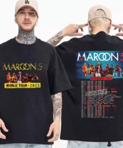 Maroon 5 World Tour 2023 Shirt, Maroon 5 tour tshirt