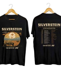 Silverstein This is How the Wind Shifts 2023 Tour Shirt, Comfort color shirt