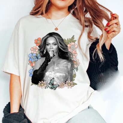 Renaissance Tour 2023 TShirt, Beyonces TShirt Renaissance, Retro Renaissance World Tour Flora Shirt