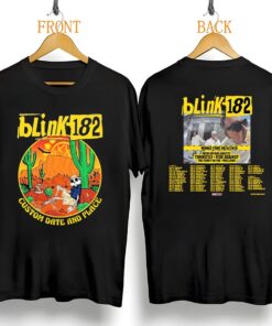 Custom Blink-182 tshirt, Blink-182 tshirt, World Tour 2023 T-Shirt