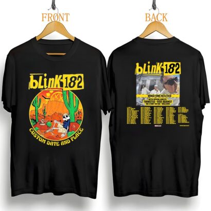 Custom Blink-182 tshirt, Blink-182 tshirt, World Tour 2023 T-Shirt