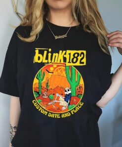 Custom Blink-182 World Tour 2023 tshirt, Blink-182 tshirt, World Tour 2023 TShirt 1side