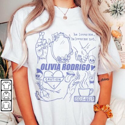 Olivia Rodrigo Doodle Art Shirt, Olivia Rodrigo tshirt